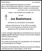 Baekelmans