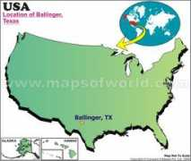 mapsofworld.com Ballinger