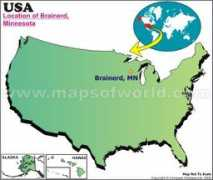 mapsofworld.com Brainerd