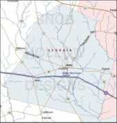 countymapsofgeorgia.com Candler