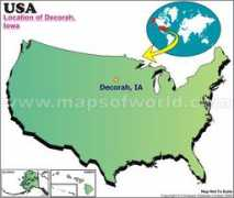 mapsofworld.com Decorah