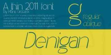 abstractfonts.com Denigan