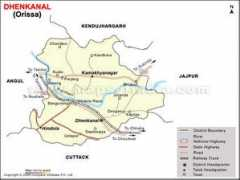 mapsofindia.com Dhenkanal