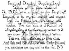 defacedfonts.com Dingaling