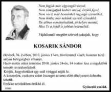 gyaszhir.hu Kosarik