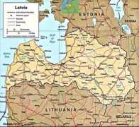 europa-mapas.com Letonia