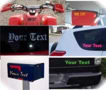 customvinyldecals.com Lettering