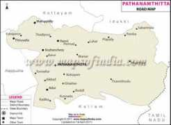 mapsofindia.com Pathanamthitta