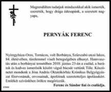 gyaszhir.hu Pernyak