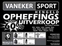 vanekersport.nl Vaneker